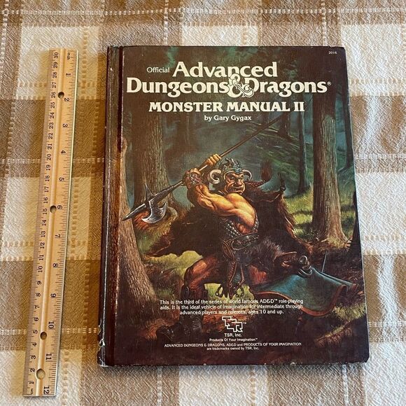 Advanced Dungeons and Dragons Monster Manual II - Picture 1 of 8